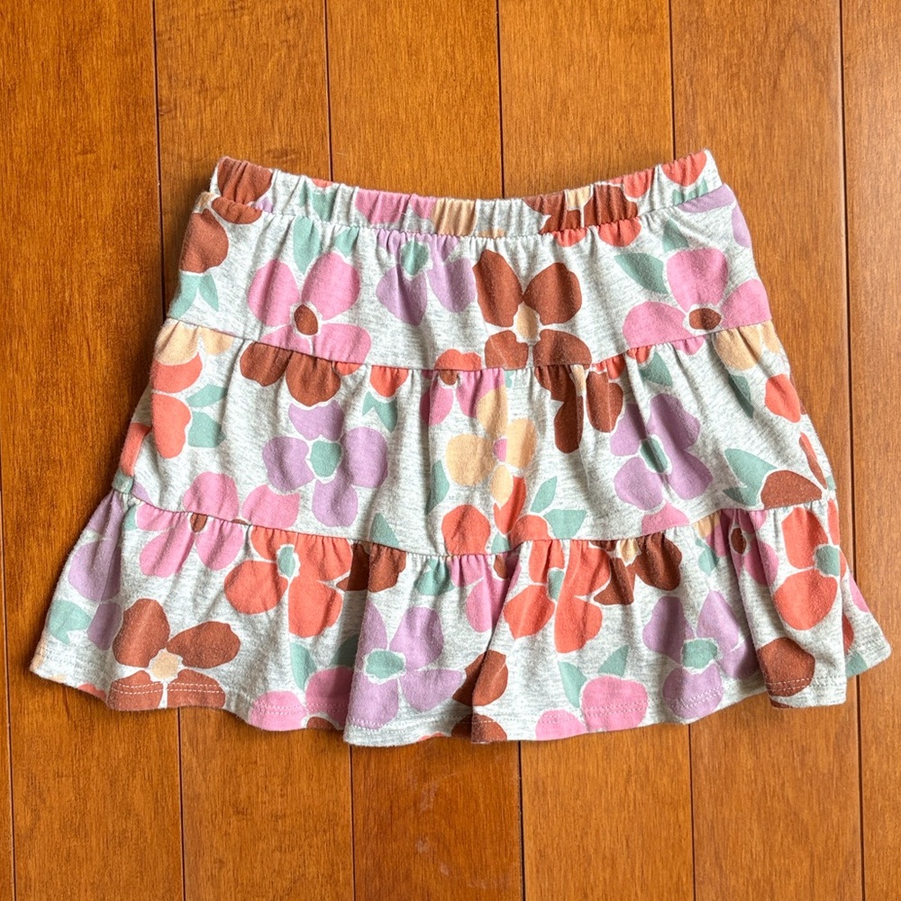Girls Floral Skort